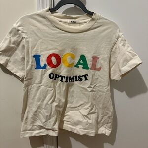 Madhappy Cream 'Local Optimist' Tee
